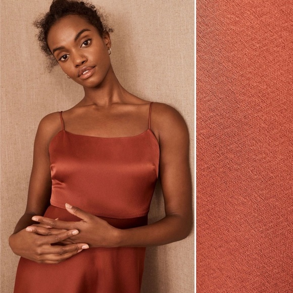 BHLDN Leti Dress in Cinnamon, size 10 NWT - Picture 2 of 8